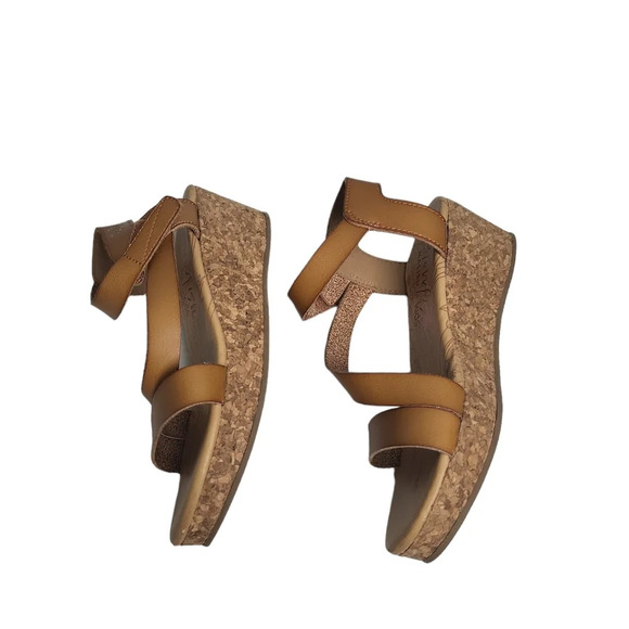 Blowfish Malbu Girls Lover Rope Wedge Sandals - Tan - Picture 7 of 8